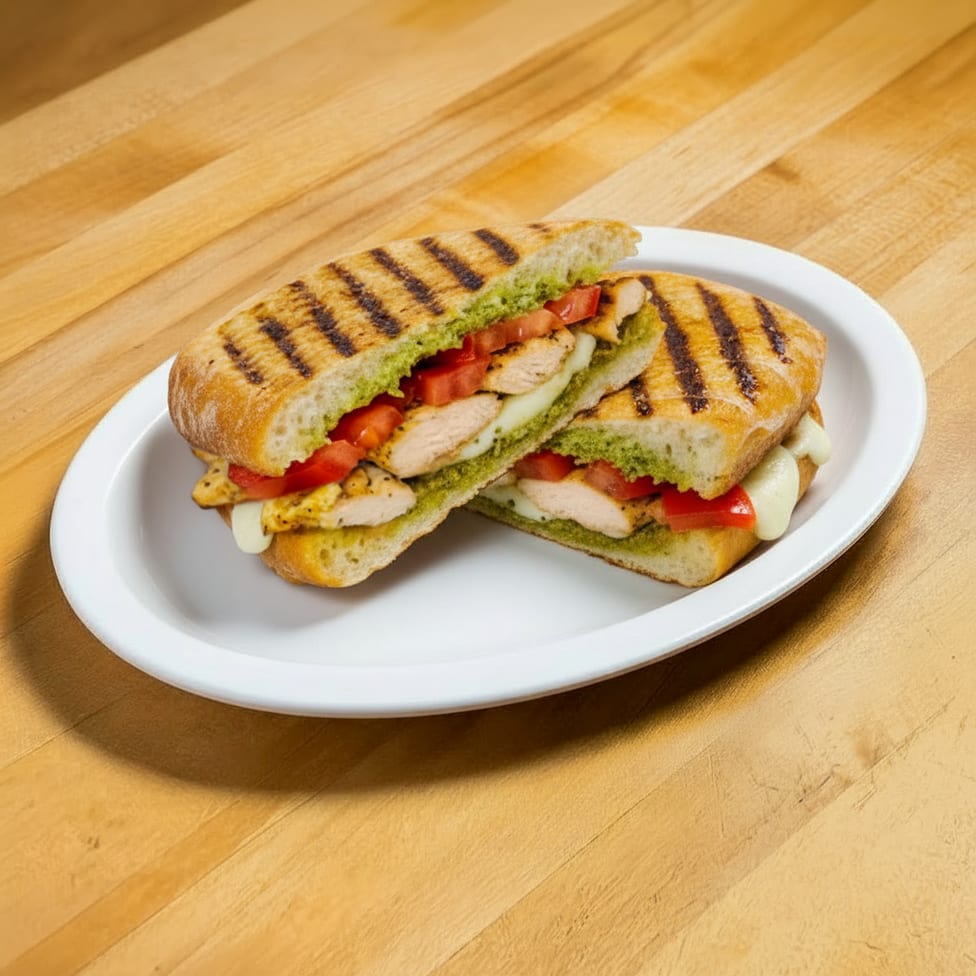 Chicken & Mozzarella Panini.