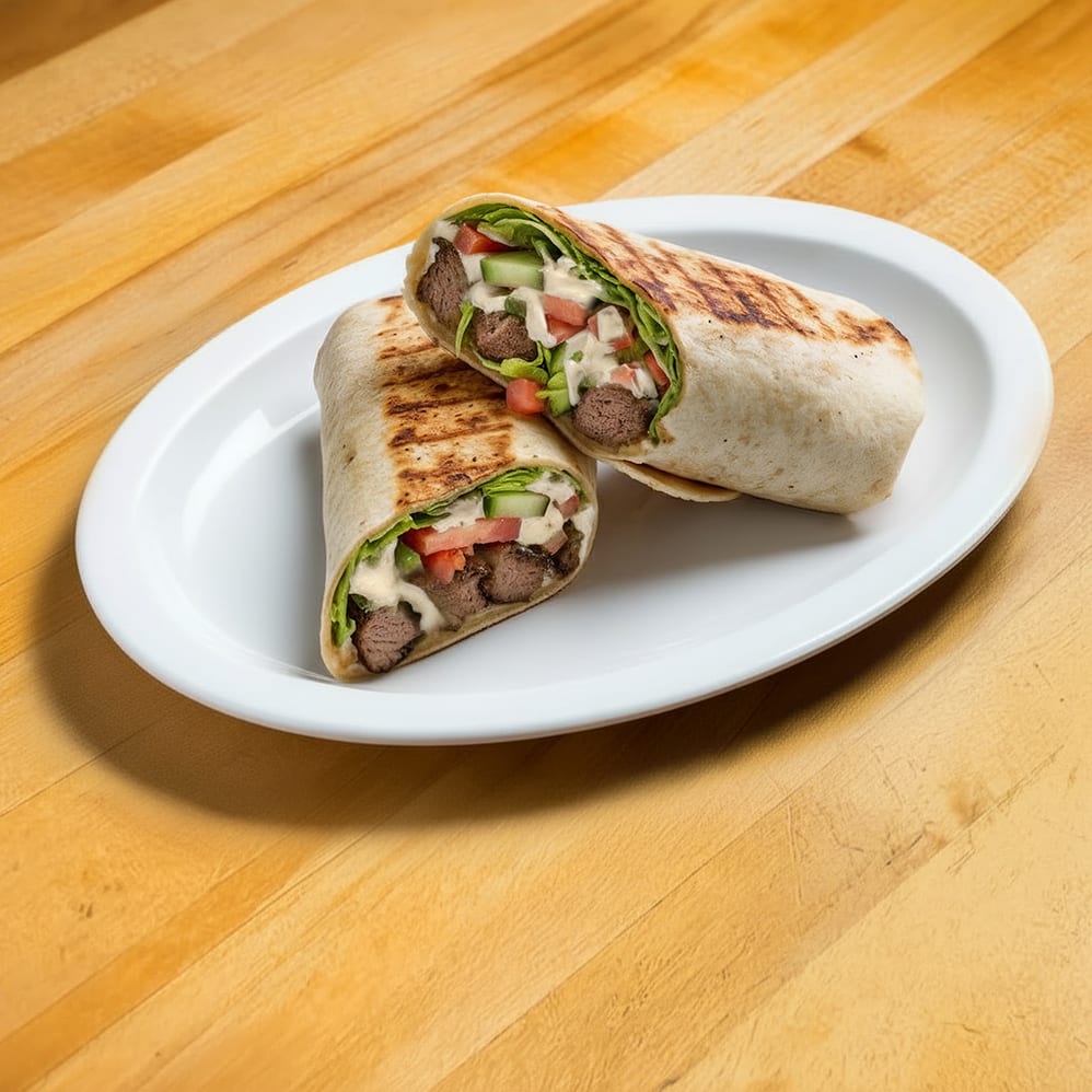 Lamb Kabob Wrap.