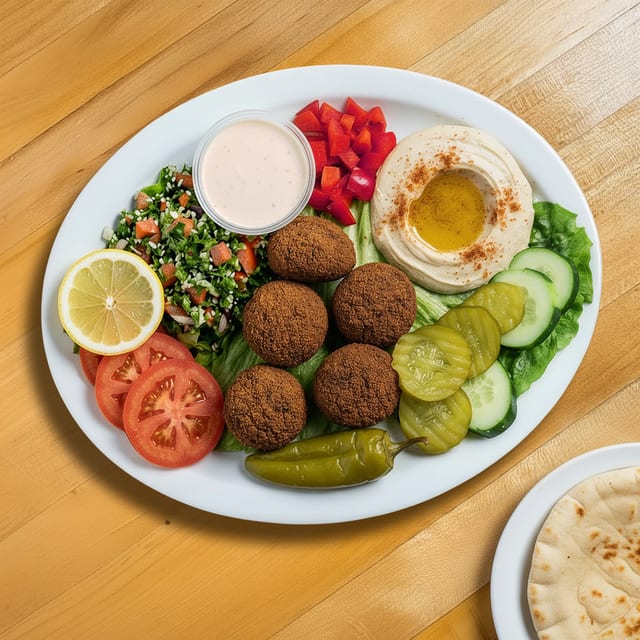Falafel Plate.