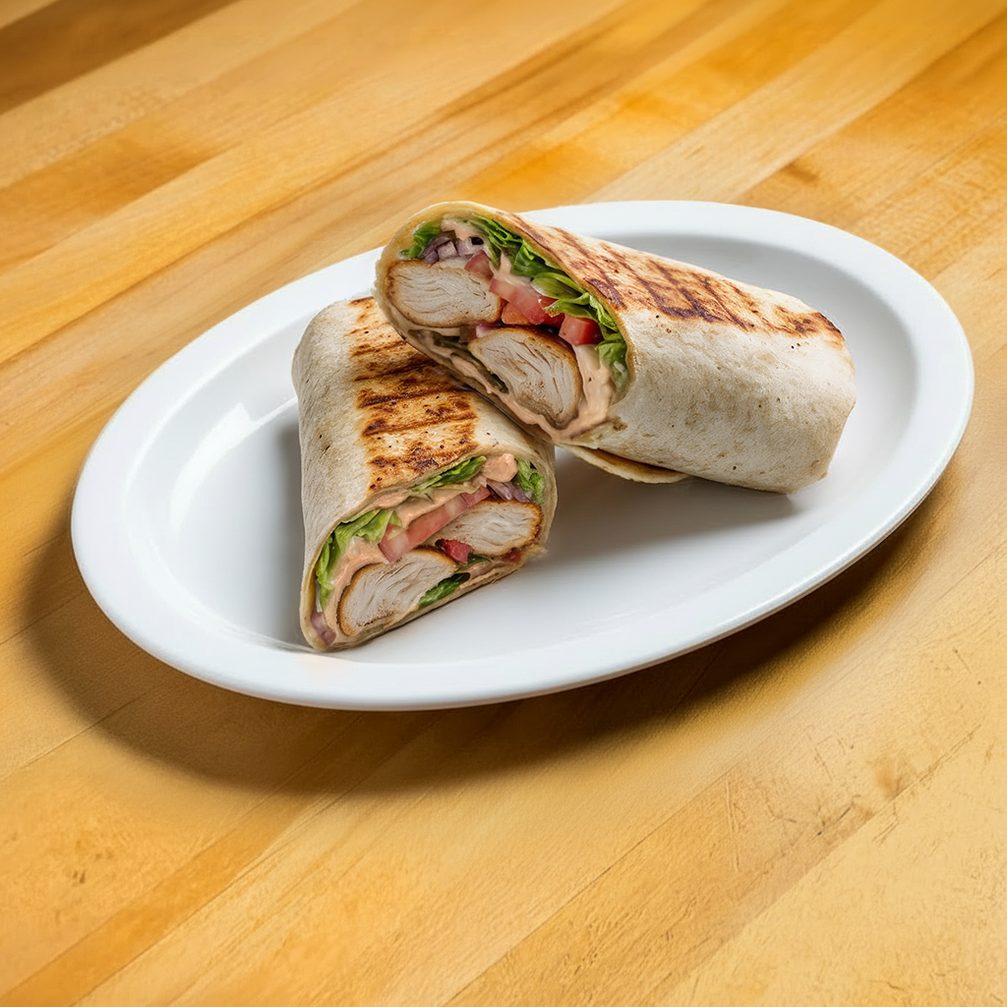 Chicken Kabob Wrap.