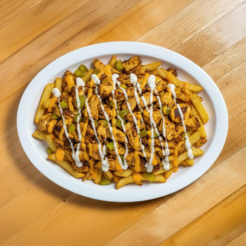 Chicken Shawarma Fries.