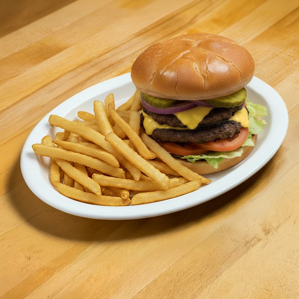 Double Beef Burger.
