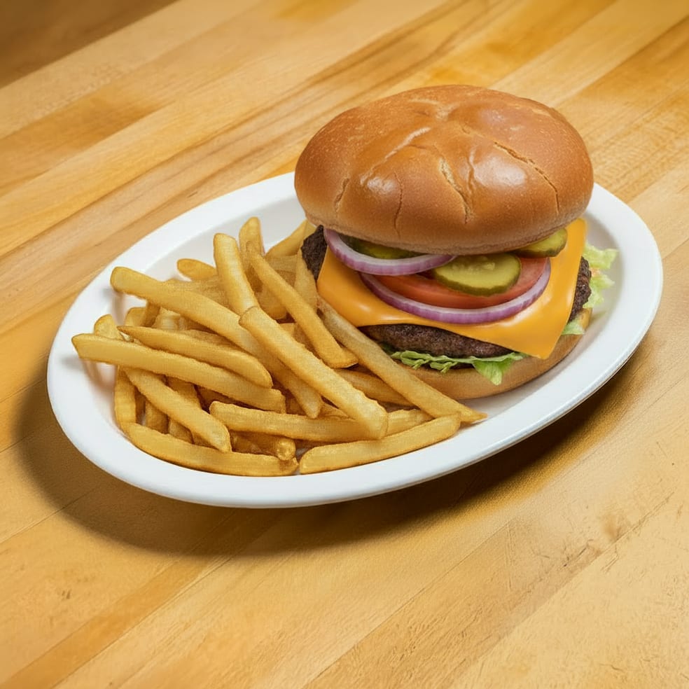 Lamb Burger.