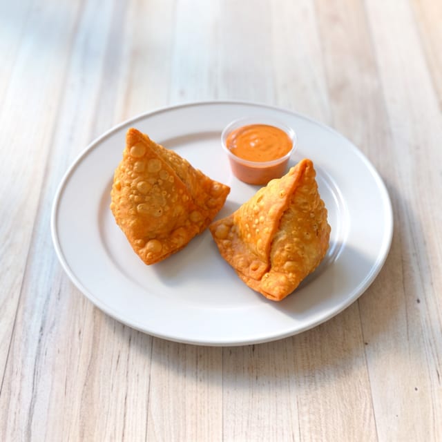 2 Samosas.